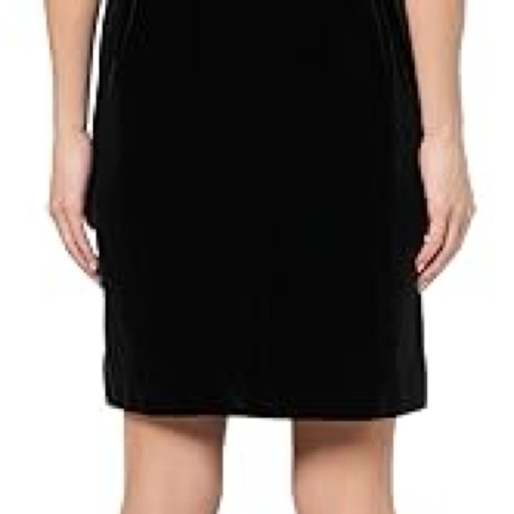 KARL LAGERFELD PARIS Elegant Black Puff Sleeve Dress - Picture 13 of 16